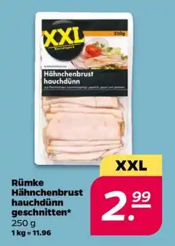 NETTO Rümke Hähnchenbrust hauchdünn geschnitten Angebot