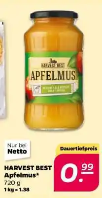 NETTO HARVEST BEST Apfelmus Angebot