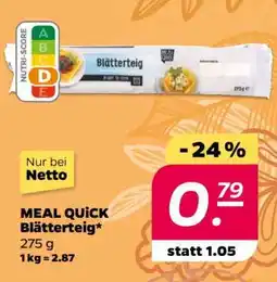 NETTO MEAL QU!CK Blätterteig Angebot