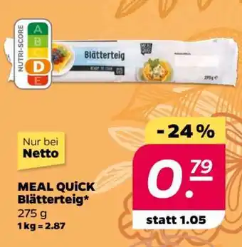 NETTO MEAL QU!CK Blätterteig Angebot