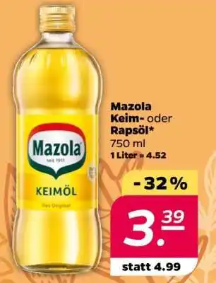 NETTO Mazola Keim- oder Rapsöl Angebot