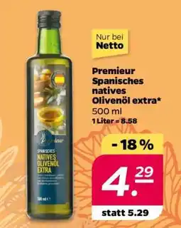 NETTO Premieur Spanisches natives Olivenöl extra Angebot