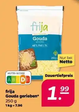 NETTO frija Gouda gerieben Angebot