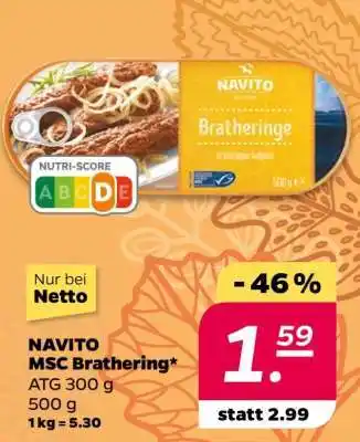 NETTO NAVITO MSC Brathering Angebot
