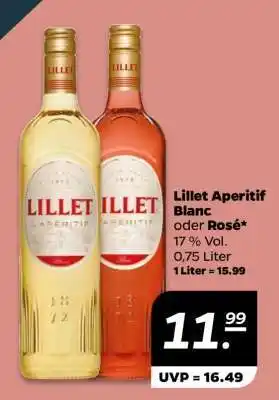 NETTO Lillet Aperitif Blanc oder Rosé Angebot