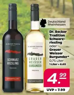 NETTO Dr. Becker Tradition Schwarzriesling oder Grauer Weißer Burgunder Angebot