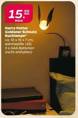 NETTO Harry Potter Goldener Schnatz Buchlampe Angebot