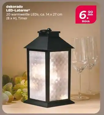 NETTO dekorado LED-Laterne Angebot