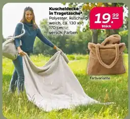 NETTO Kuscheldecke in Tragetasche Angebot