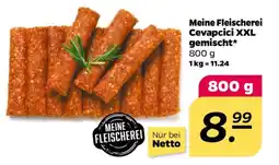 NETTO Meine Fleischerei Cevapcici XXL gemischt Angebot
