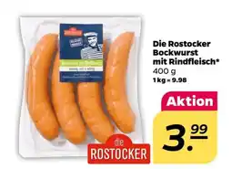 NETTO Die Rostocker Bockwurst mit Rindfleisch Angebot