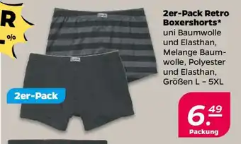 NETTO 2er-Pack Retro- Boxershorts Angebot