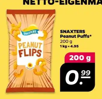 NETTO SNAXTERS Peanut Puffs Angebot