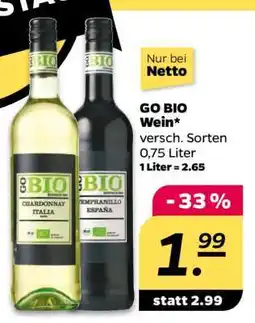 NETTO GO BIO Wein Angebot