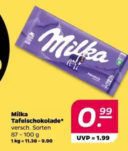 NETTO Milka Tafelschokolade Angebot