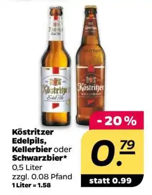 NETTO Köstritzer Edelpils, Kellerbier oder Schwarzbier Angebot