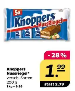 NETTO Knoppers Nussriegel Angebot