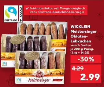 WICKLEIN Meistersinger Oblaten-Lebkuchen