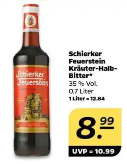 NETTO Schierker Feuerstein Kräuter-Halb-Bitter Angebot
