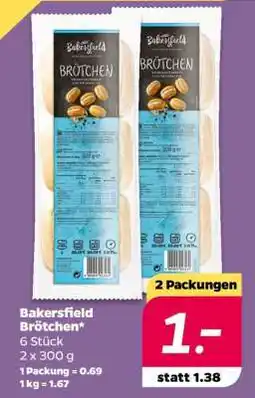 NETTO Bakersfield Brötchen Angebot