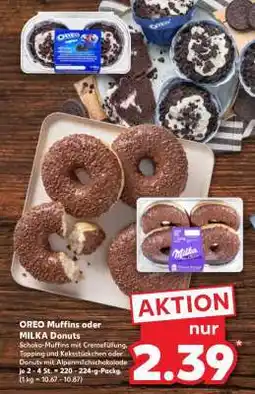 Kaufland OREO Muffins oder MILKA Donuts Angebot