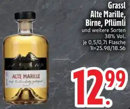 Edeka Grassl Alte Marille, Birne, Pflümli Angebot