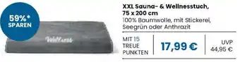 Edeka Schiesser XXL Sauna- & Wellnesstuch Angebot