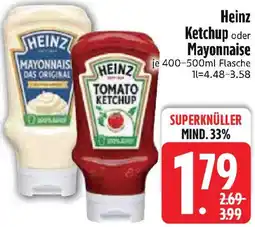 Edeka Heinz Ketchup oder Mayonnaise Angebot