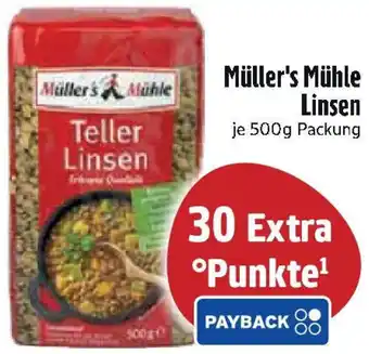 Edeka Müller's Mühle Linsen Angebot