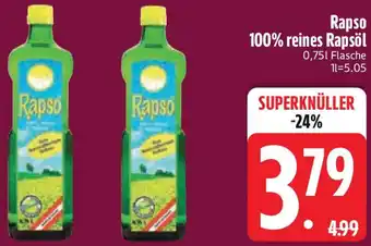 Edeka Rapso 100% reines Rapsöl Angebot