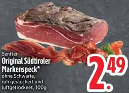 Edeka Senfter Original Südtiroler Markenspeck Angebot