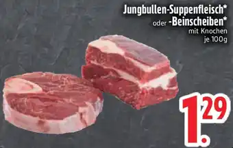 Edeka Jungbullen-Suppenfleisch oder Beinscheiben Angebot