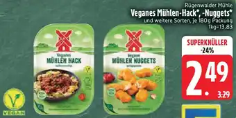 Edeka Rügenwalder Mühle Veganes Mühlen-Hack, Nuggets Angebot