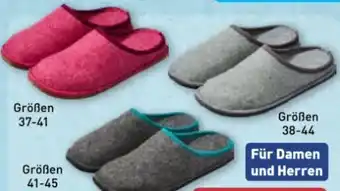 Aldi Nord Up2Fashion Damen Filzhausschuhe Angebot