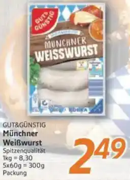 inkoop GUT&GÜNSTIG Münchner Weißwurst Angebot