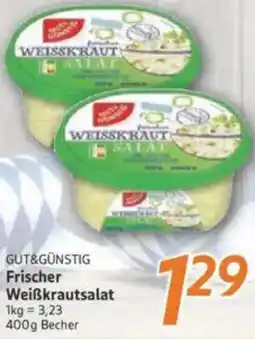 inkoop GUT&GÜNSTIG Frischer Weißkrautsalat Angebot