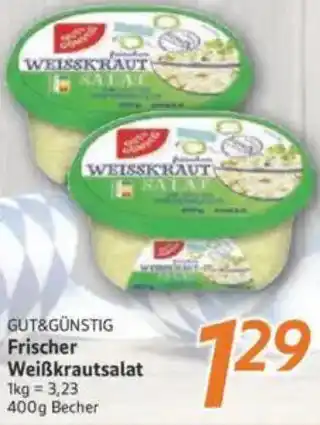 inkoop GUT&GÜNSTIG Frischer Weißkrautsalat Angebot