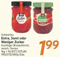 inkoop Schwartau Extra, Samt oder Weniger Zucker Angebot