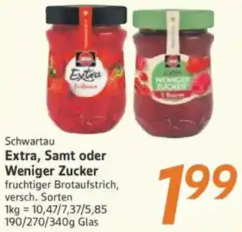 inkoop Schwartau Extra, Samt oder Weniger Zucker Angebot