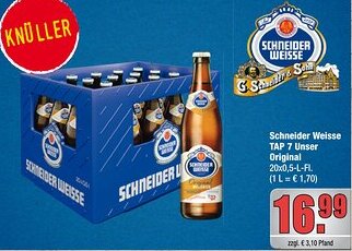 Profi Getränke Schneider Weisse TAP 7 Unser Original Angebot
