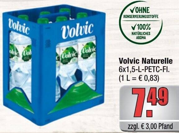 Verwunderlich Volvic Naturelle Angebot Ebenbild