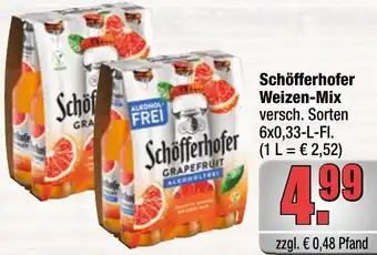 Profi Getränke Schöfferhofer Weizen-Mix Angebot