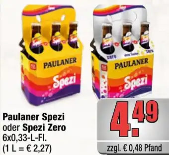 Profi Getränke Paulaner Spezi oder Spezi Zero Angebot