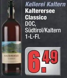 Profi Getränke Kellerei Kaltern Kalterersee Classico Angebot