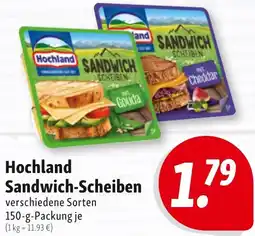 Nah & Frisch Hochland Sandwich-Scheiben Angebot