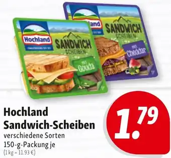 Nah & Frisch Hochland Sandwich-Scheiben Angebot