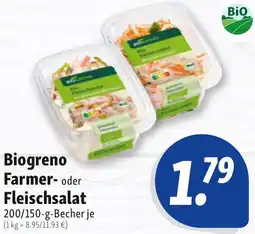 Nah & Frisch Biogreno Farmer- oder Fleischsalat Angebot