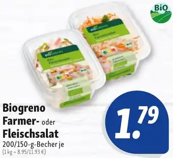 Nah & Frisch Biogreno Farmer- oder Fleischsalat Angebot
