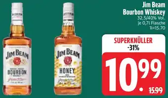 Edeka Jim Beam Bourbon Whiskey Angebot