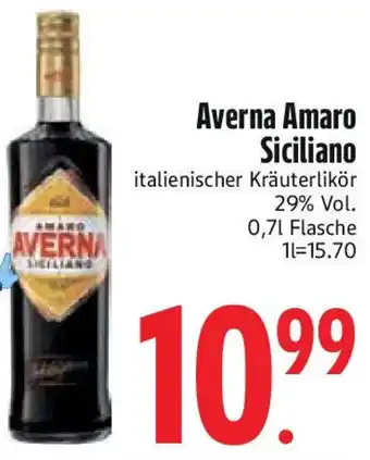 Edeka Averna Amaro Siciliano Angebot